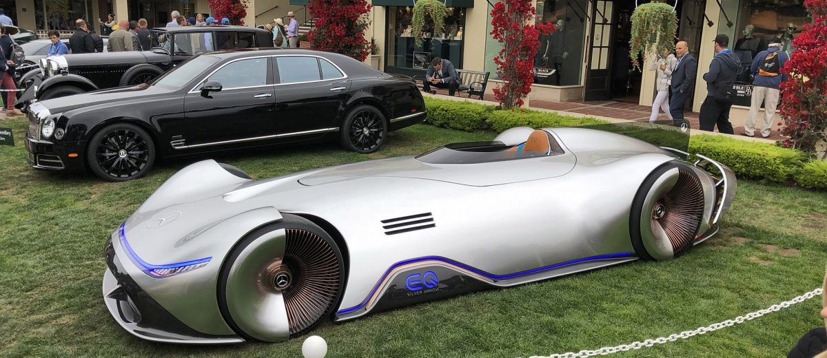 Pebble Beach 2018 - Mercedes-Benz EQ Silver Arrow Concept - By James ...