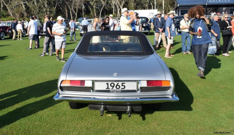 1965 Volkswagen Karmann-Ghia Type 1 Concept - Amelia Concours 2019 17