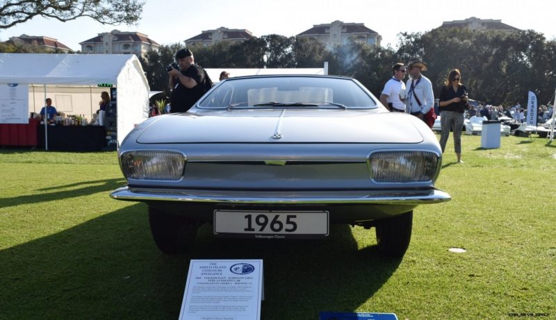 1965 Volkswagen Karmann-Ghia Type 1 Concept - Amelia Concours 2019 3