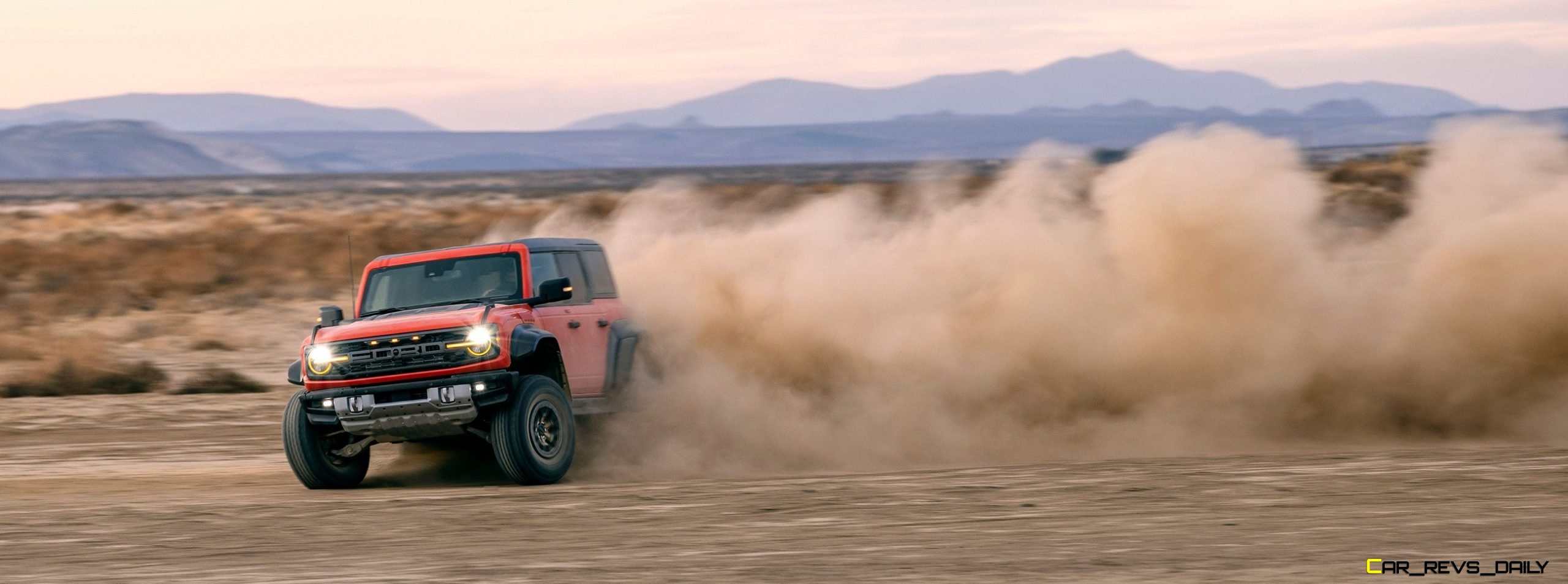 Bronco Raptor desert drift