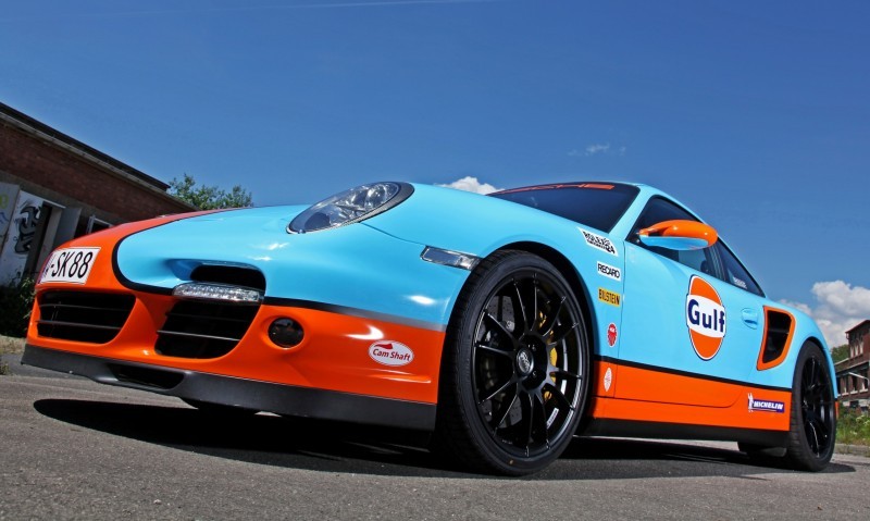 Gulf Racing Livery by CAM SHAFT for the Porsche 911 Turbo 13