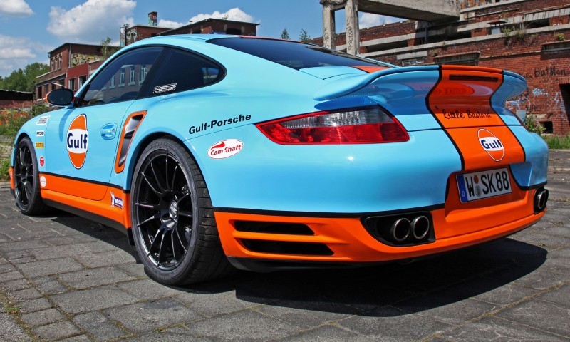 Gulf Racing Livery by CAM SHAFT for the Porsche 911 Turbo 3