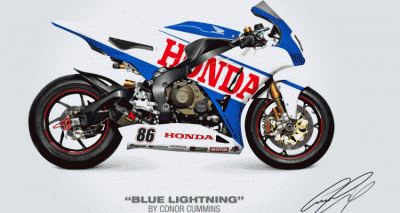 Honda Fireblade Racing gif