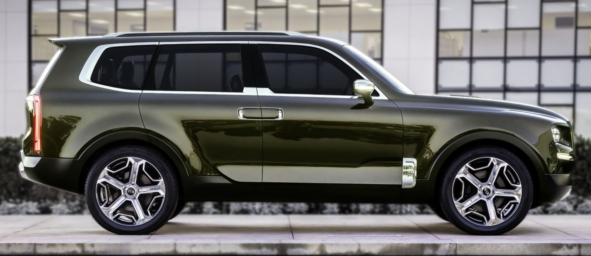 2016 Kia TELLURIDE Concept - LWB SUV Brings 7-Seat Chalet Cachet