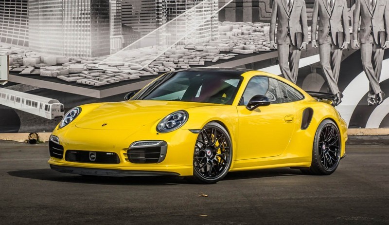 Porsche 991 Turbo S with HRE RC100 in Gloss Black_23955817789_o