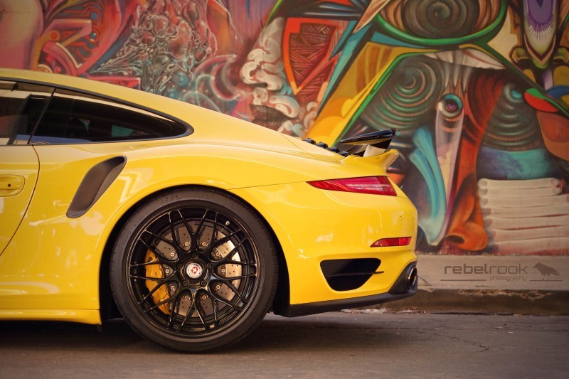 Porsche 991 Turbo S with HRE RC100 in Gloss Black_24147656536_o
