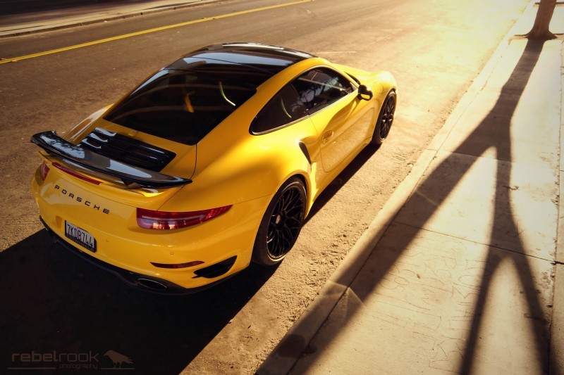 Porsche 991 Turbo S with HRE RC100 in Gloss Black_24173755105_o