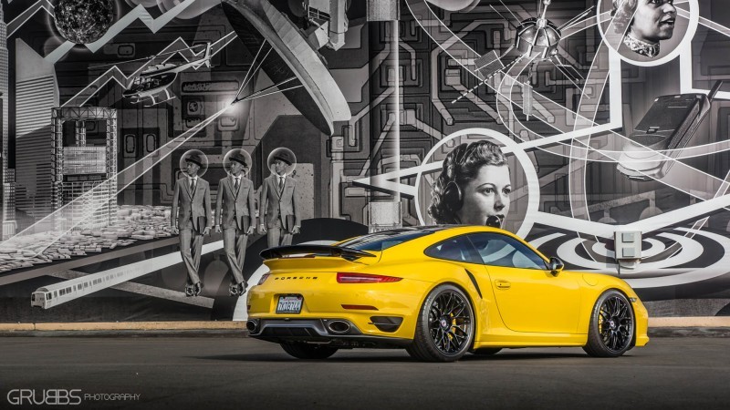 Porsche 991 Turbo S with HRE RC100 in Gloss Black_24241115711_o