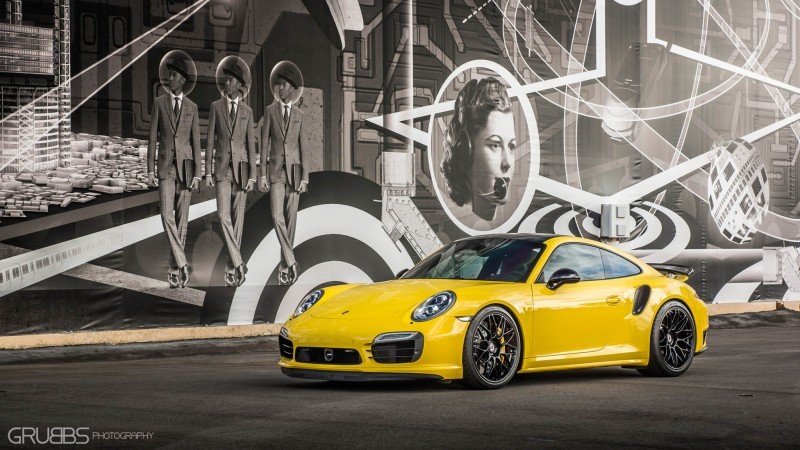 Porsche 991 Turbo S with HRE RC100 in Gloss Black_24241115801_o