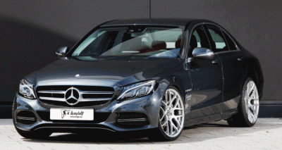 VOLKER SCHMIDT 2015 Mercedes-Benz C-Class Is Low and Lean With New Springs and Wheels gif